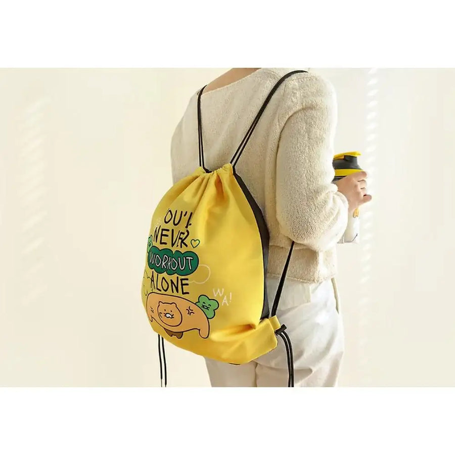 Kakao Friends - Sloppy Choonsik String Backpack - Kakao Friends - Bag - Harumio