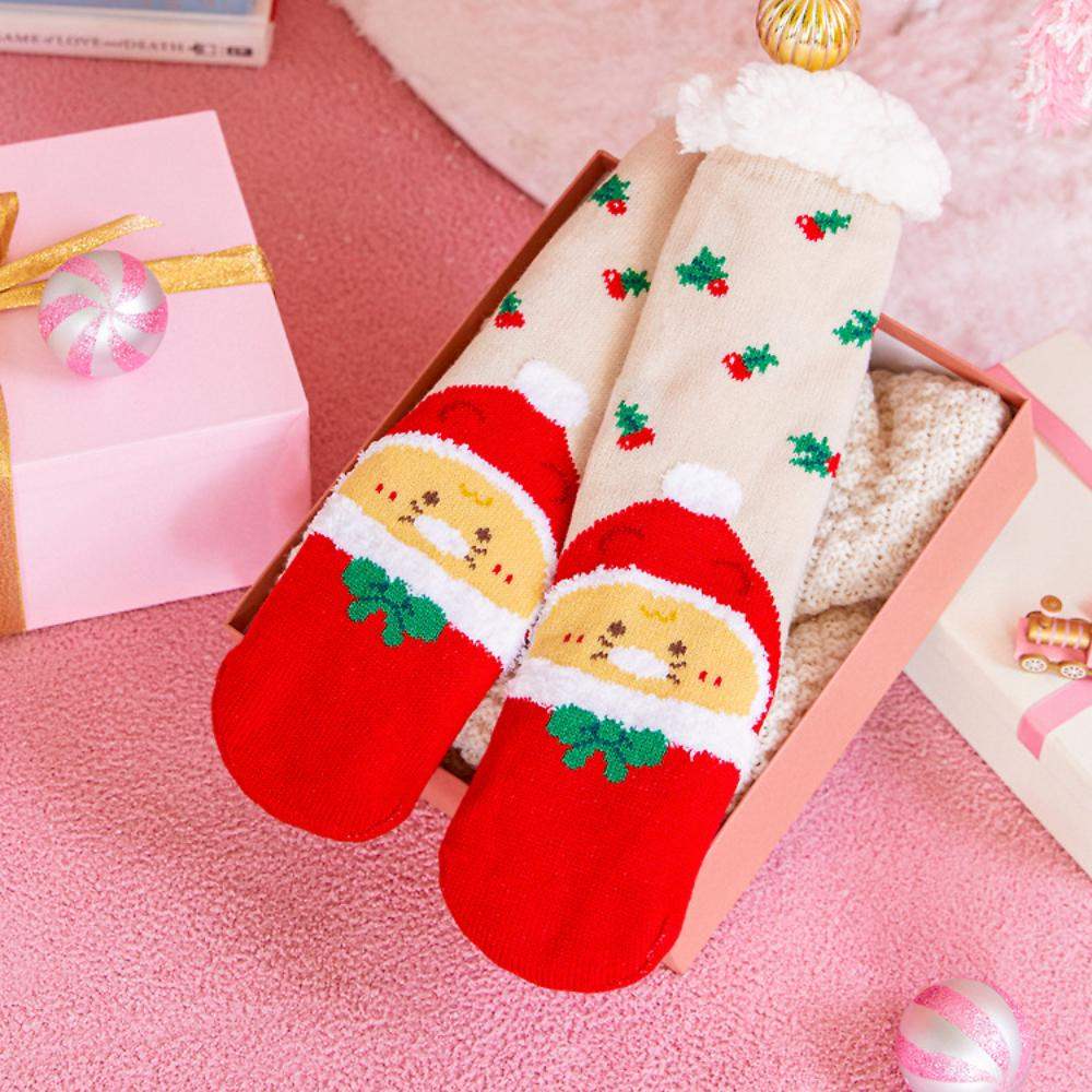 Kakao Friends - Baby Choonsik Merry Choon Christmas Sleep Socks - Kakao Friends - Socks - Harumio