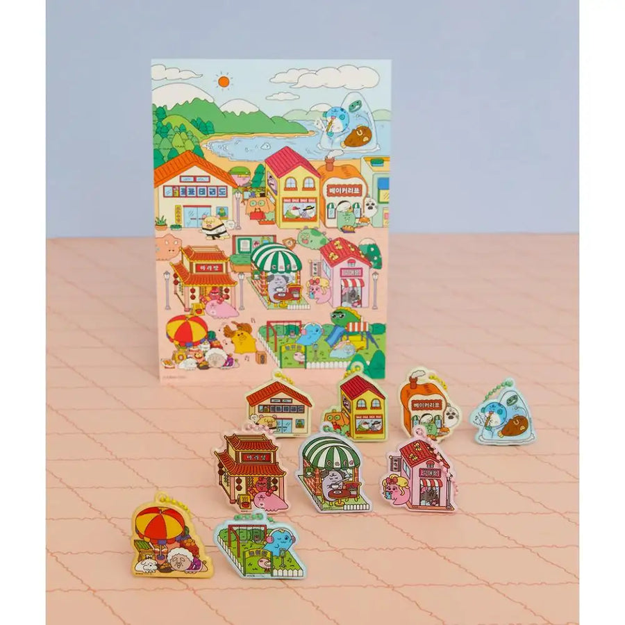 Kakao Friends - Chordy Town Malan Keyring (Random) - Kakao Friends - Keyring - Harumio