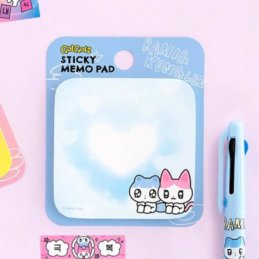 Kakao Friends - GOLGOLZ Round Sticky Note Heart - Kakao Friends - Sticky Note - Harumio