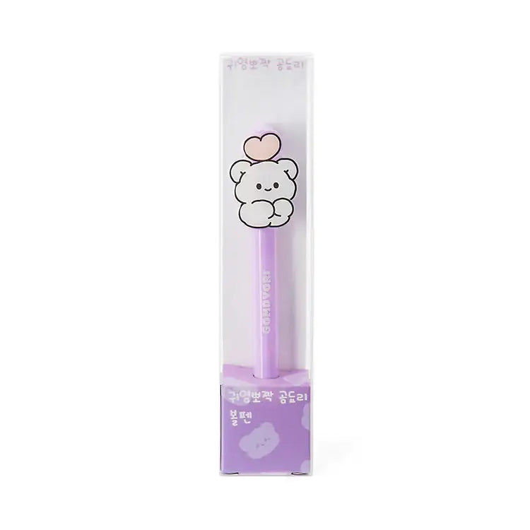 Kakao Friends - Cute Bear Purple Ballpoint Pen - Kakao Friends - Home & Living, Accessories - Harumio