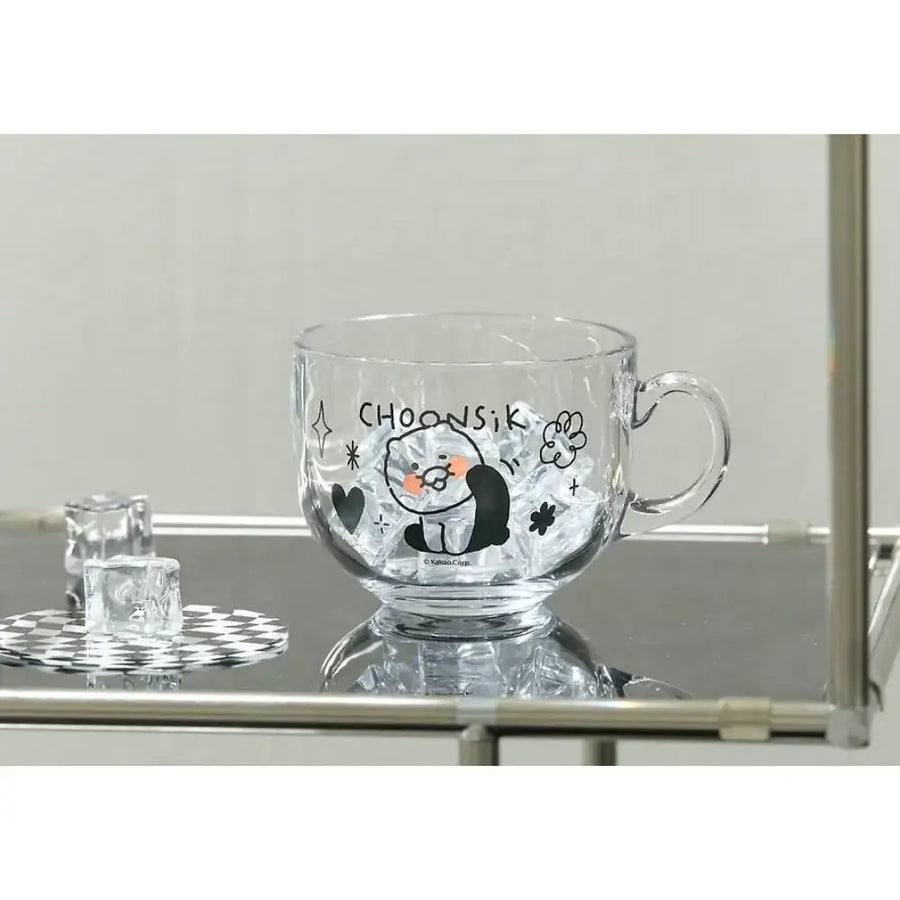 Kakao Friends - Doodle Doodle Choonsik Cereal Glass Bowl - Kakao Friends - Cereal Bowl - Harumio
