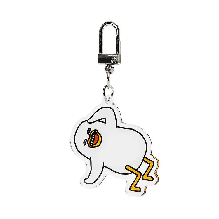 Kakao Friends - Twalduck Pelvic Duck American Dance Acrylic Keyring - Kakao Friends - Acrylic Keyring - Harumio