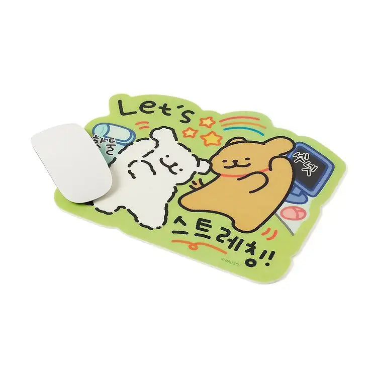 Kakao Friends - Stretching Maltese Mousepad - Kakao Friends - Home & Living, Accessories - Harumio