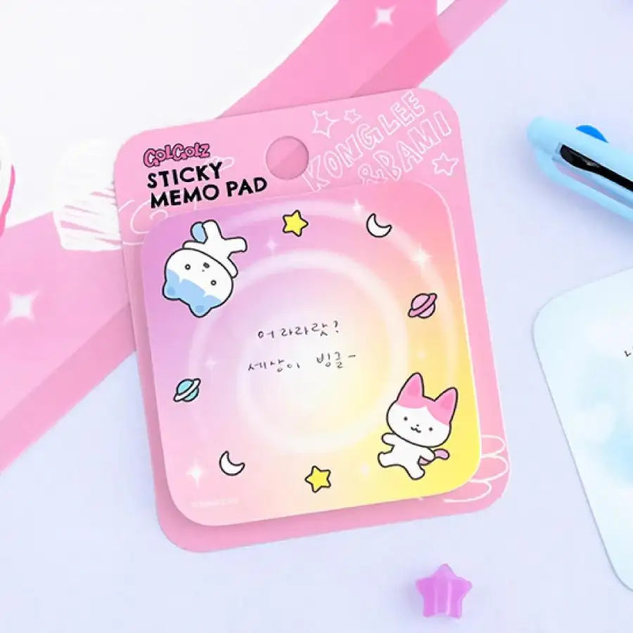 Kakao Friends - GOLGOLZ Round Sticky Note (Universe) - Kakao Friends - Sticky Note - Harumio