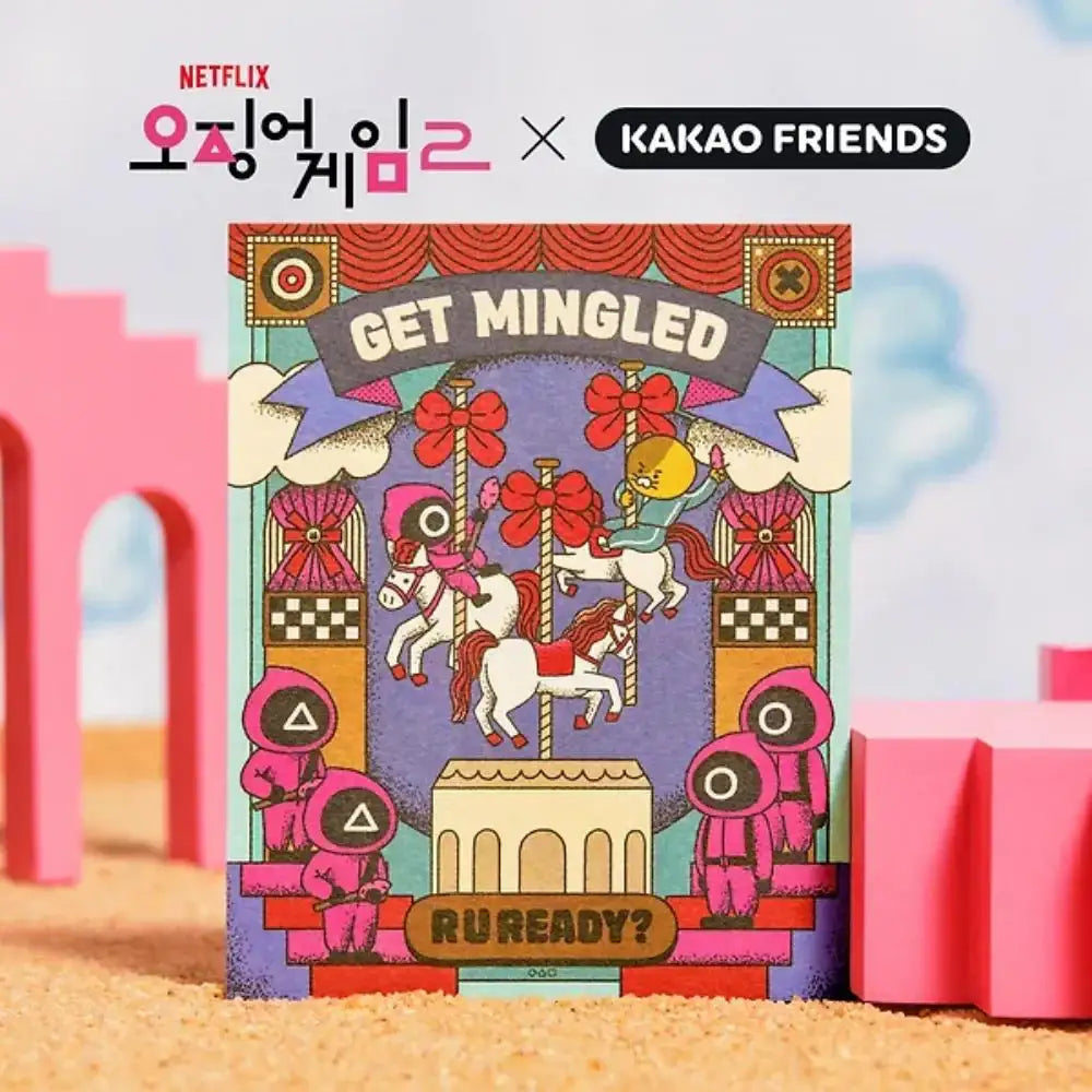 Netflix Squid Game 2 x Kakao Friends - Choonsik Postcard - Kakao Friends - Postcard - Harumio