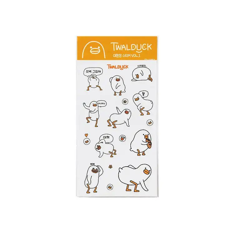 Kakao Friends - Twalduck Grand Return Sticker VOL.1 - Kakao Friends - Home & Living, Accessories - Harumio