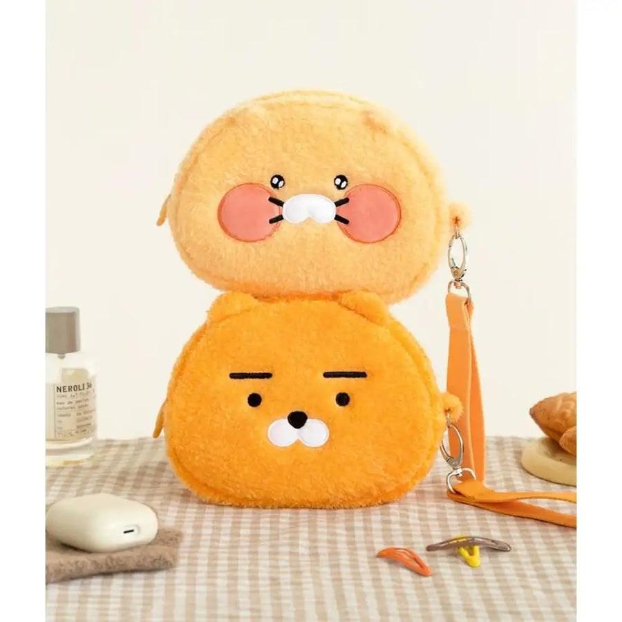 Kakao Friends - Bouclé Chubby Pouch - Kakao Friends - Pouch - Harumio