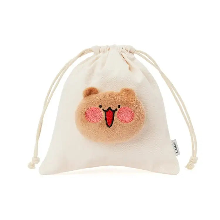 Kakao Friends - Wadada Bear Fortune Telling String Pouch - Kakao Friends - Home & Living, Accessories - Harumio