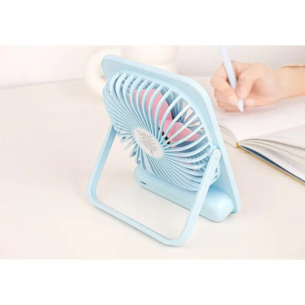 Kakao Friends - Choonsik Wireless Tabletop Fan - Kakao Friends - Mini Fan - Harumio
