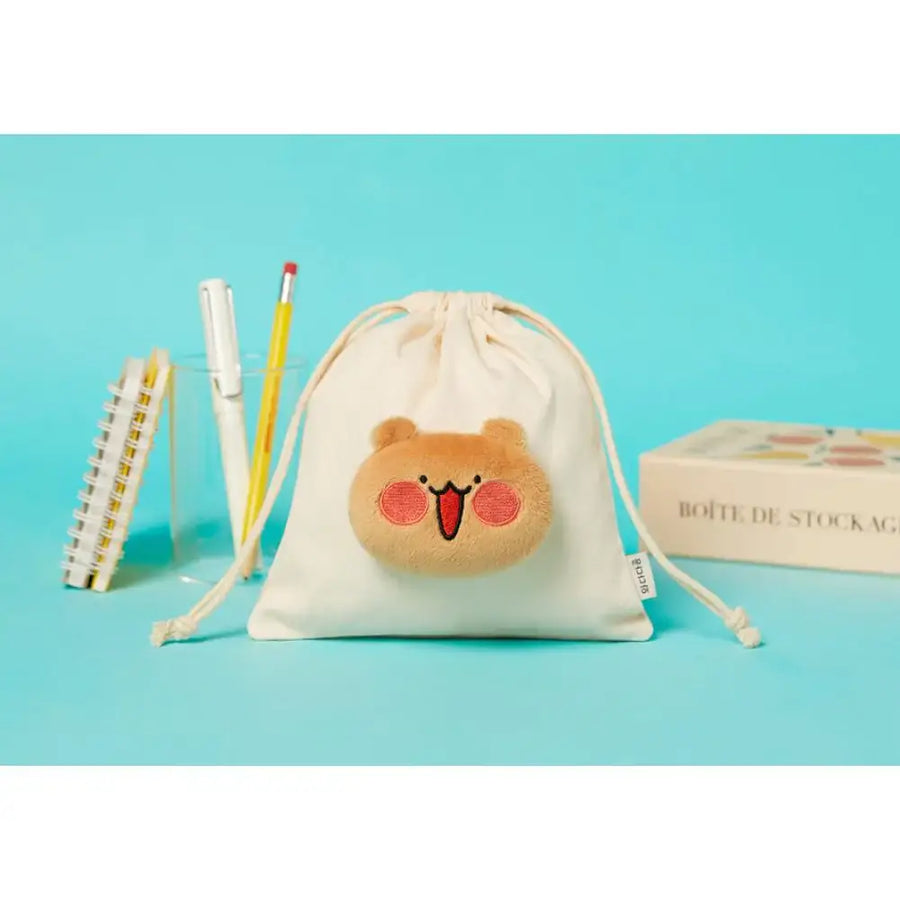 Kakao Friends - Wadada Bear Fortune Telling String Pouch - Kakao Friends - Home & Living, Accessories - Harumio