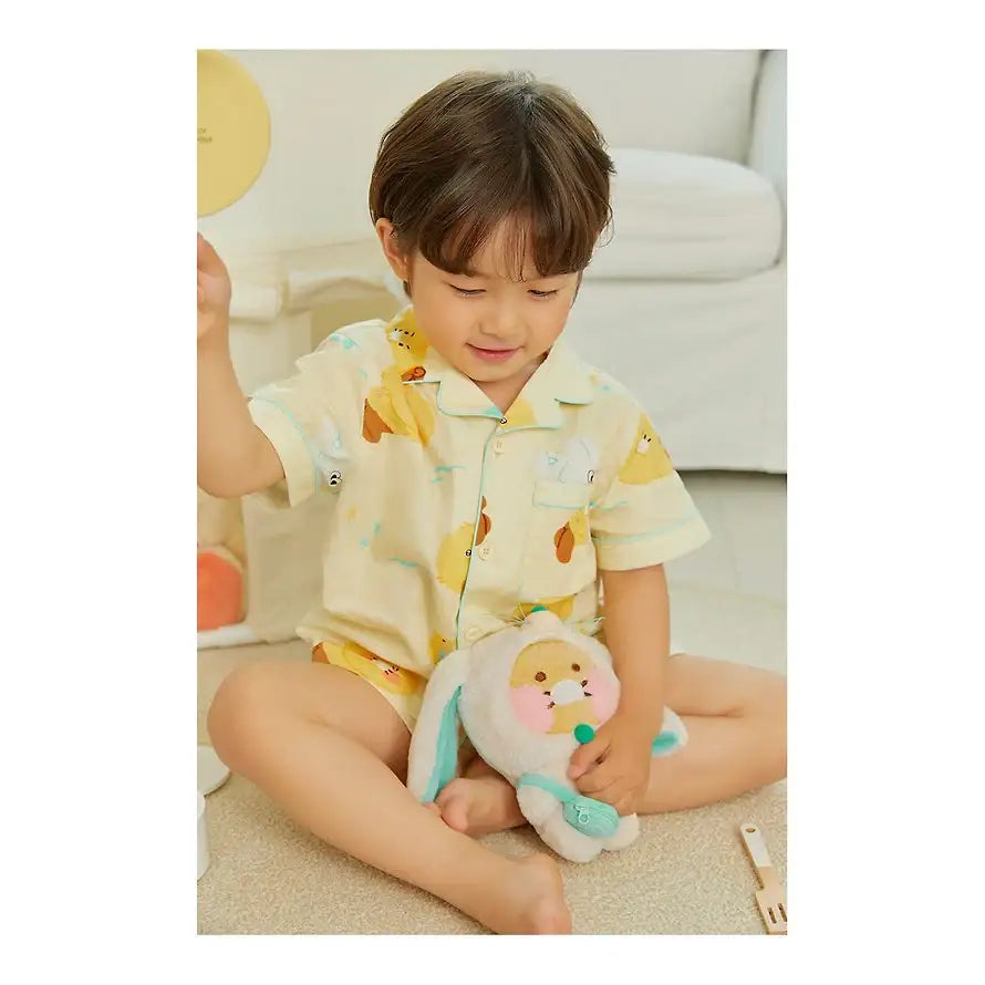 Apricot Studios x Kakao Friends - Choonsik Pajamas Set (Kids) - Kakao Friends - Pajamas - Harumio