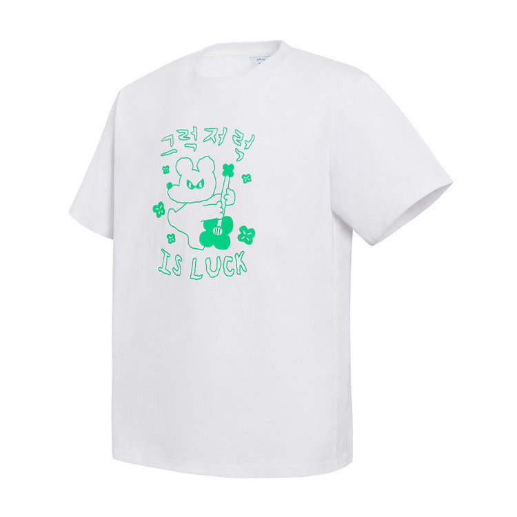 Kakao Friends - Sukeydokey Is Luck Short Sleeve T-Shirt