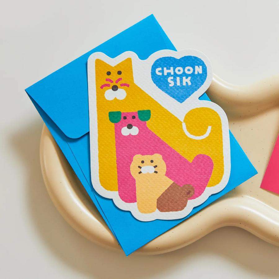 Daye Kim x Kakao Friends - Choonsik Card Set (Together) - Daye Kim x Kakao Friends - Card - Harumio