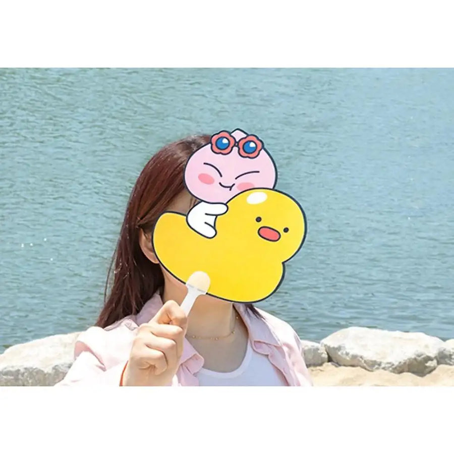 Kakao Friends - Oritube PP Fan - Kakao Friends - Hand Fan - Harumio