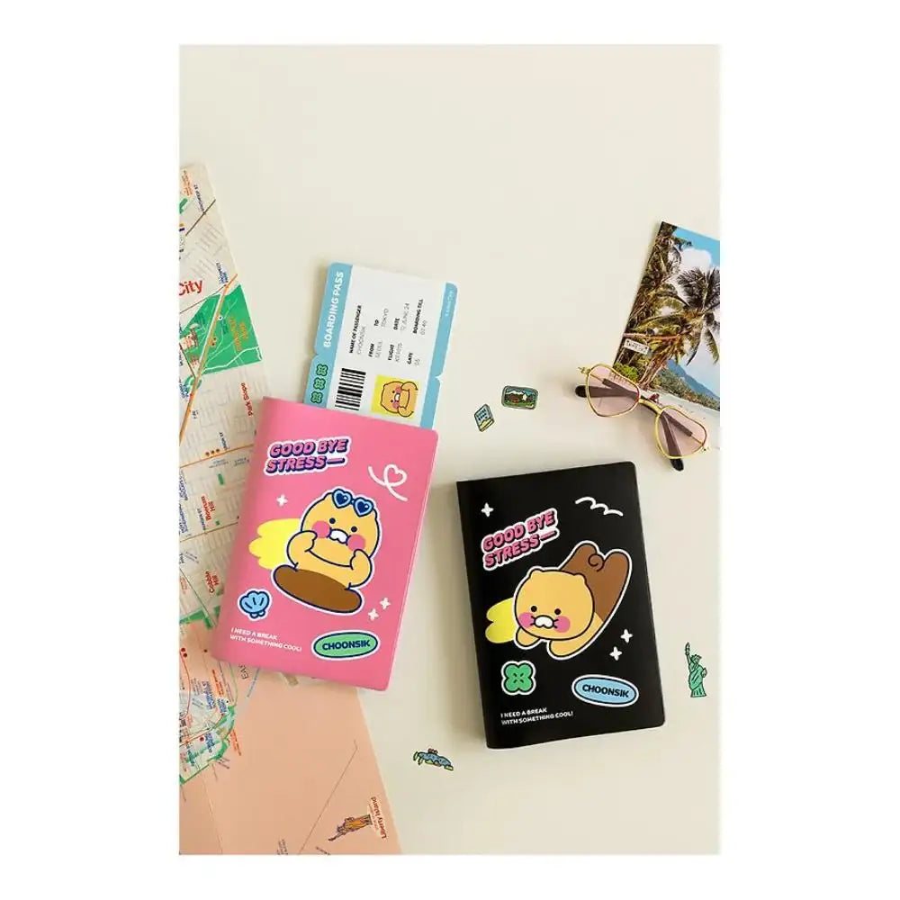 Kakao Friends - Choonsik Passport Case - Kakao Friends - Passport Case - Harumio