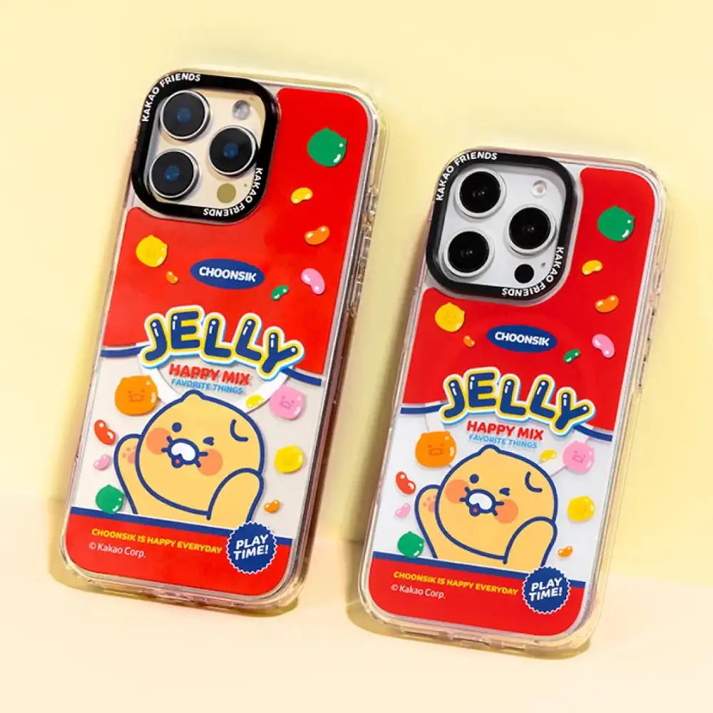 Kakao Friends - Choonsik Jelly Snack Clear Magnetic Case - Kakao Friends - Phone Case - Harumio