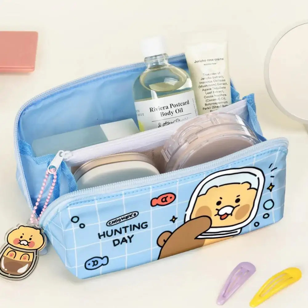 Kakao Friends - Choonsik Ordinary Partition Pouch - Kakao Friends - Pouch - Harumio