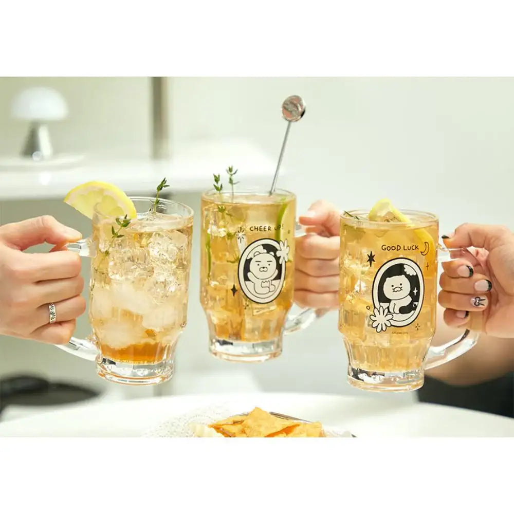 Kakao Friends - Doodle Doodle Ryan & Choonsik High Glass Set - Kakao Friends - Home & Living, Accessories - Harumio
