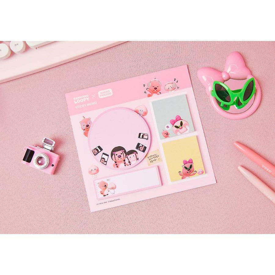 Kakao Friends x Zanmang Loopy - Apeach Sticky Note - Kakao Friends x Zanmang Loopy - Sticky Notes - Harumio