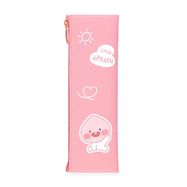 Kakao Friends - Little Apeach Flat Pencil Case - Kakao Friends - Home & Living, Accessories - Harumio