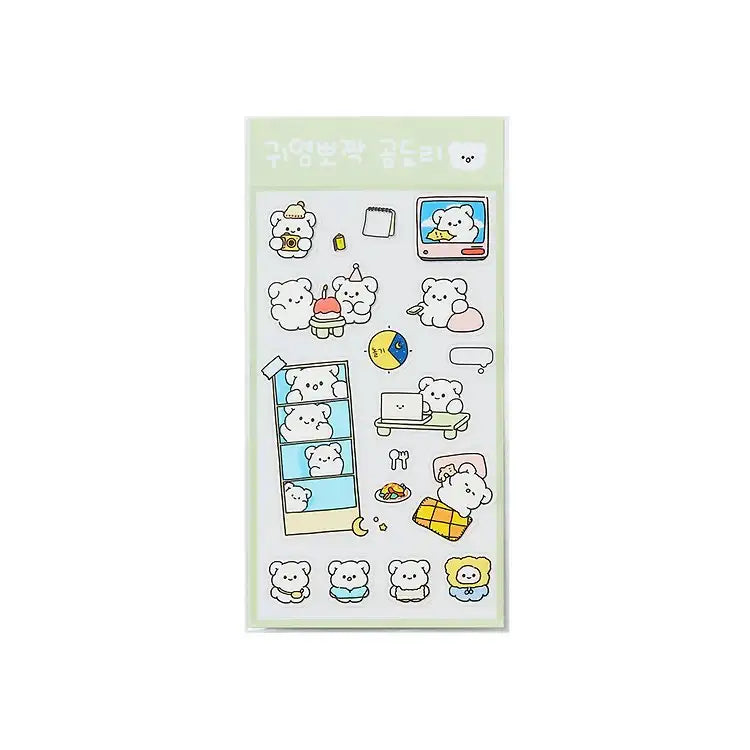 Kakao Friends - Cute Bear Daily Life Sticker - Kakao Friends - Home & Living, Accessories - Harumio