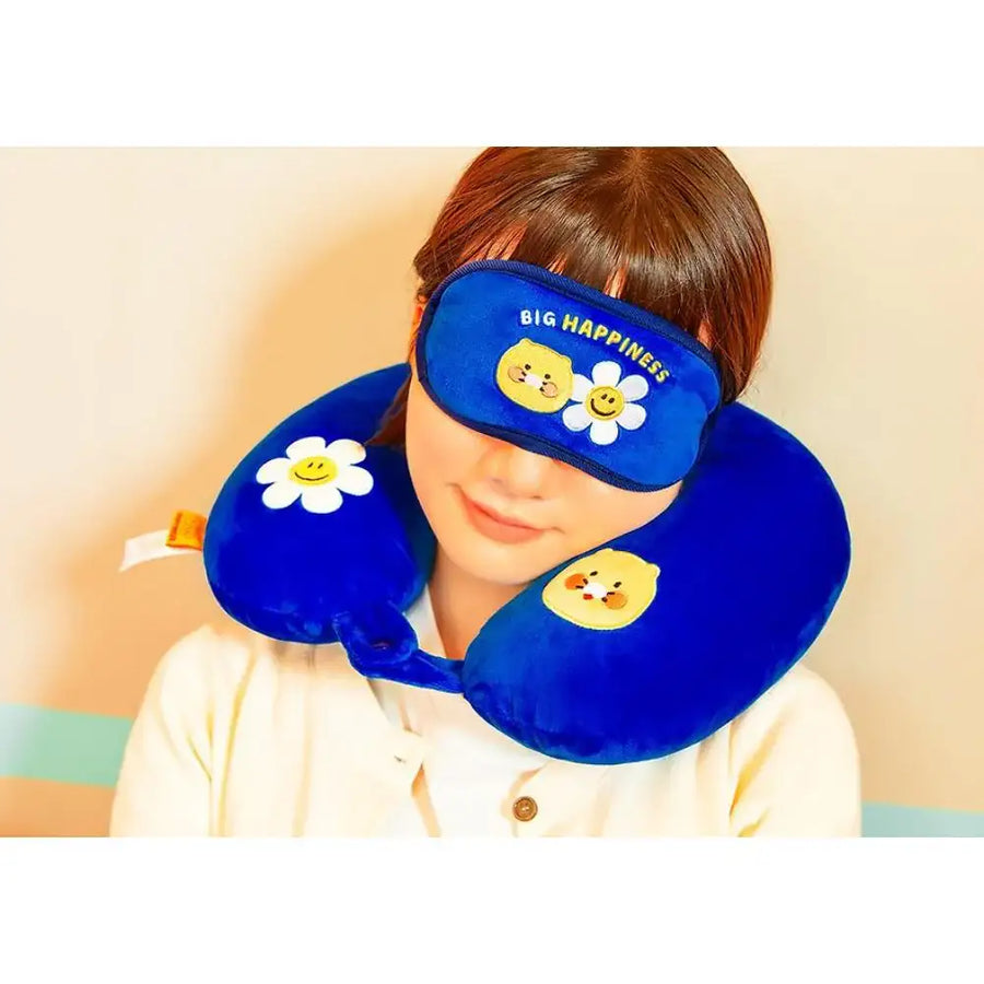 Kakao Friends x Wiggle Wiggle - Choonsik Comfy Neck Travel Set - Kakao Friends - Home & Living, Accessories - Harumio