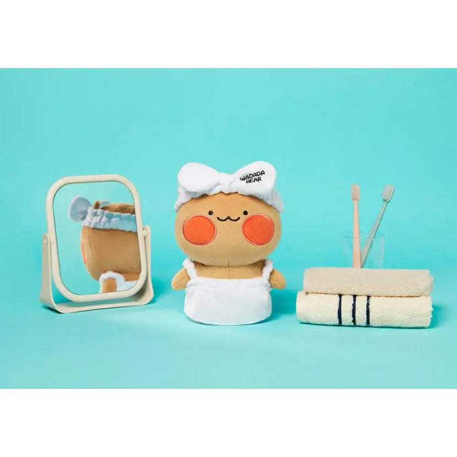 Kakao Friends - Wadada Bear Bathrobe Plush Doll (20cm) - Kakao Friends - Home & Living, Accessories - Harumio