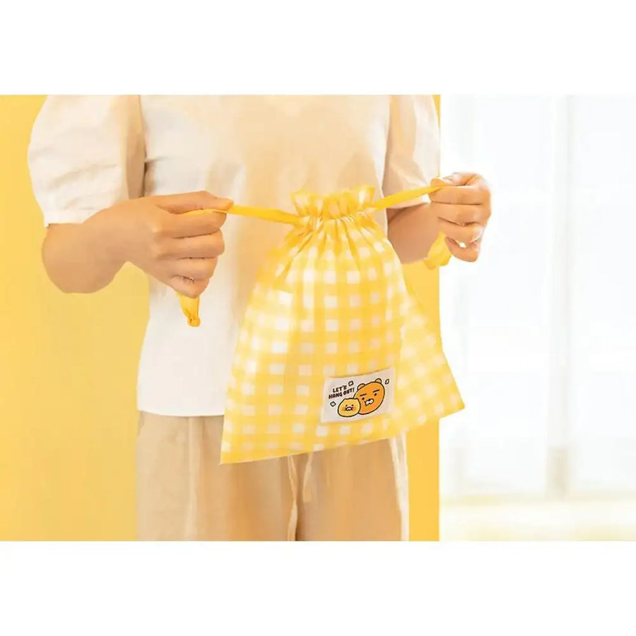 Kakao Friends - Ryan & Choonsik String Travel Pouch - Kakao Friends - Travel Pouch - Harumio