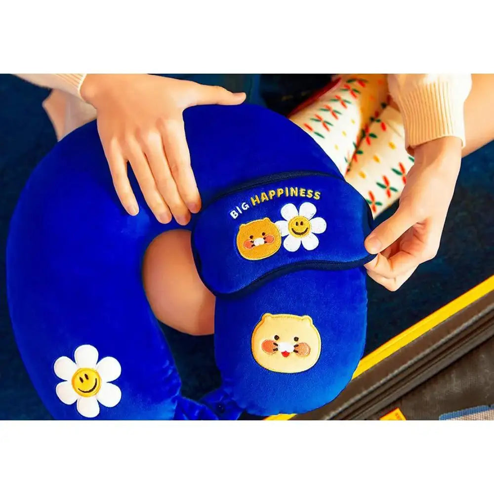 Kakao Friends x Wiggle Wiggle - Choonsik Comfy Neck Travel Set - Kakao Friends - Home & Living, Accessories - Harumio