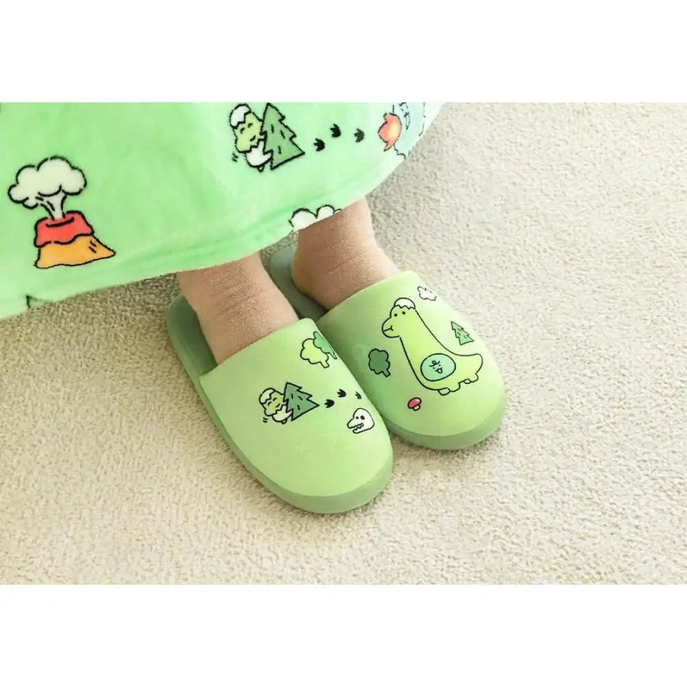 Kakao Friends - Jordy Dino Room Slippers - Kakao Friends - Footwear - Harumio