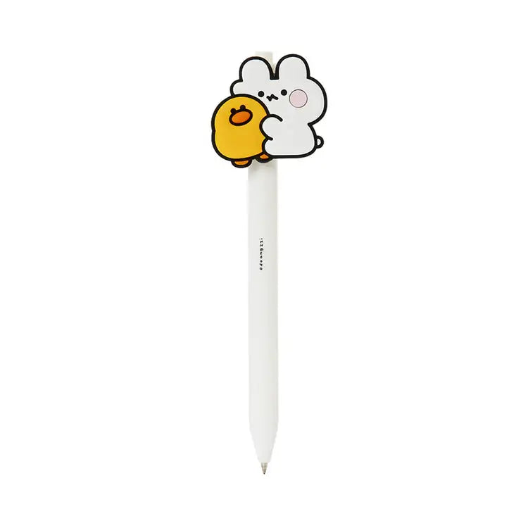 Kakao Friends - Ddoangzzi Whiteto & Duck Figure Gel Pen - Kakao Friends - Food - Harumio