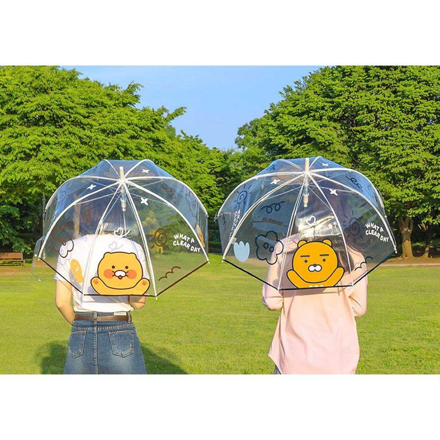 Kakao Friends - Dome-Shaped 8K Transparent Umbrella - Kakao Friends - Umbrella - Harumio