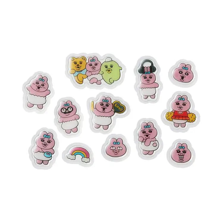 Kakao Friends - Punkyu Rabbit Sculpture Sticker - Kakao Friends - Home & Living, Accessories - Harumio