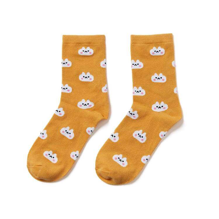Kakao Friends - Ddoangzzi Whiteto Face Socks - Kakao Friends - Home & Living, Accessories - Harumio