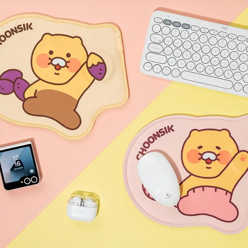 Kakao Friends - Hello Choonsik Wireless Charging Mouse Pad - Kakao Friends - Mousepad - Harumio