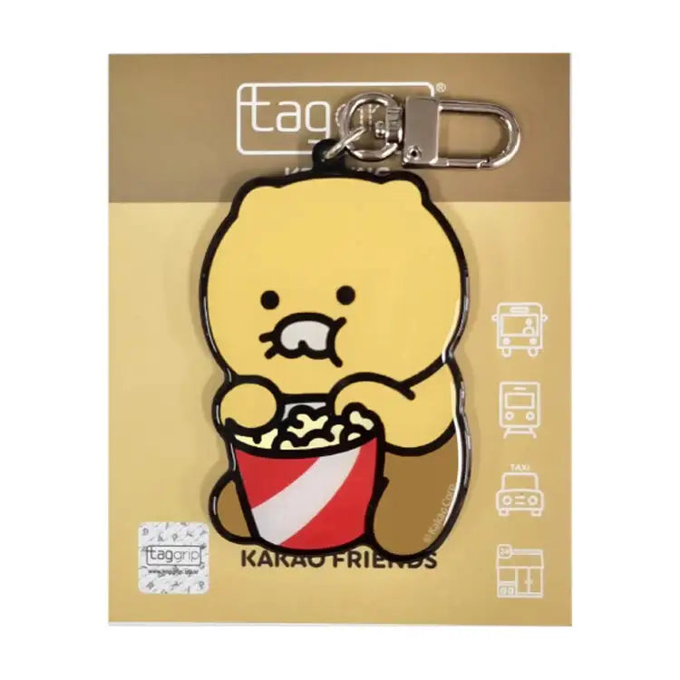 Kakao Friends - Taggrip Choonsik Popcorn Smart Keyring - Kakao Friends - Home & Living, Accessories - Harumio