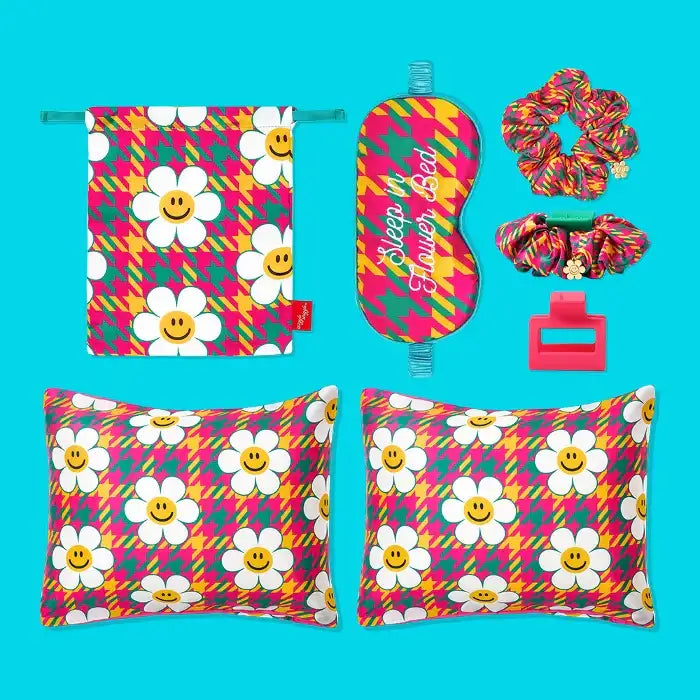 Wiggle Wiggle - Hound Tooth Check Sleep Travel Set - Wiggle Wiggle - Travel Kit - Harumio