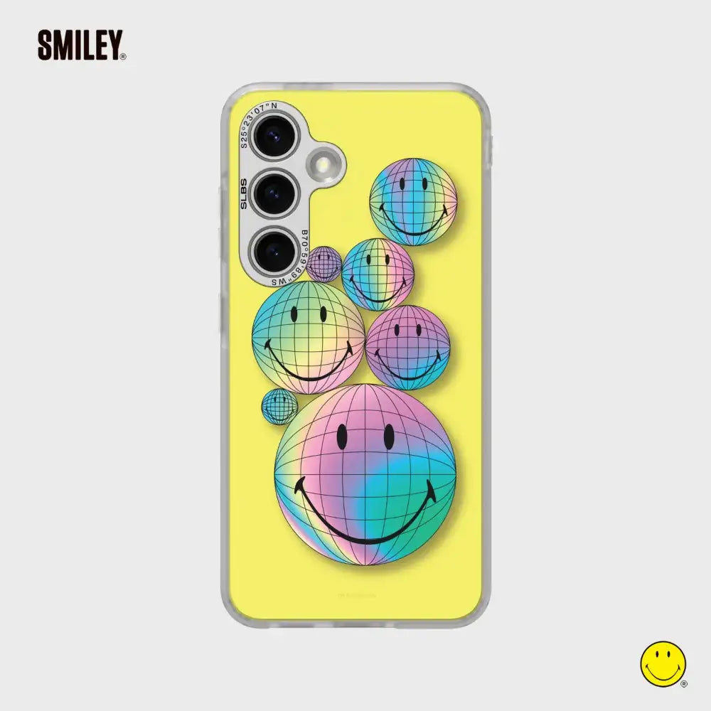 SLBS - Smiley Disco Ball Impression Case (Galaxy S24 Series) - SLBS - Phone Case - Harumio