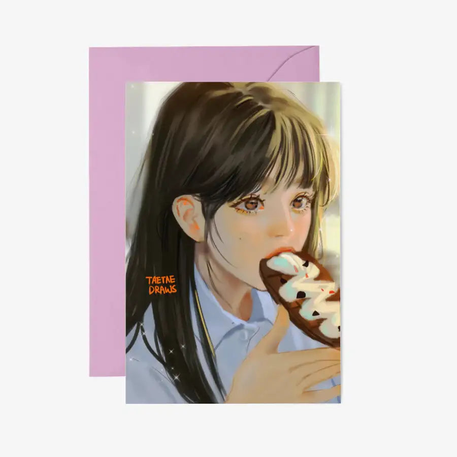 Taetaedraws - It's Sweet Postcard & Envelope Set - Marpple Shop - Postcard - Harumio
