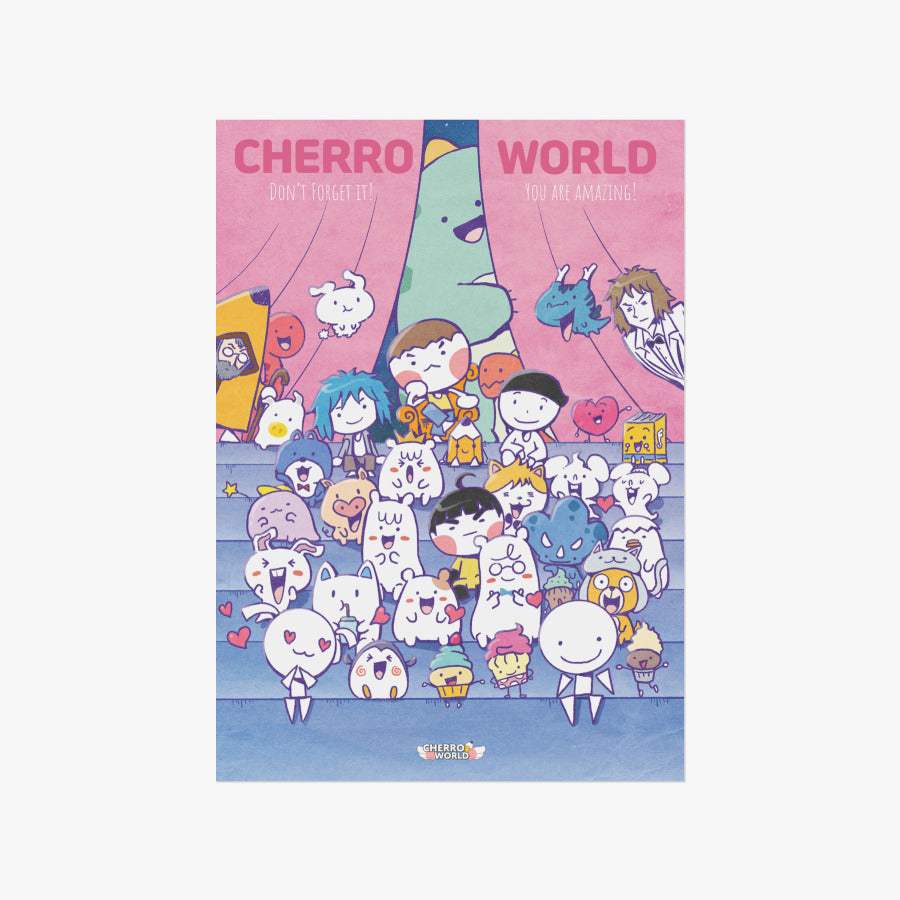 Cherro World - You are Amazing! A3 Poster - Marpple Shop - Poster - Harumio Cherro World - You are Amazing! A3 Poster - Marpple Shop - Poster - Harumio