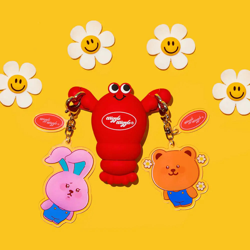 Wiggle Wiggle - Acrylic Keyring (Random) - Wiggle Wiggle - Acrylic Keyring - Harumio