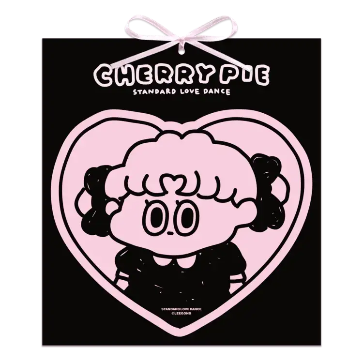 Standard Love Dance - LEEGONG Black Cherry Pie Mousepad - Line Friends Square - Mousepad - Harumio