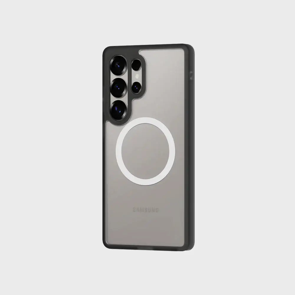 SLBS - SLBS Clear Magnet Case Matte Black (Galaxy S25 Series) - SLBS - Phone Case - Harumio SLBS - SLBS Clear Magnet Case Matte Black (Galaxy S25 Series) - SLBS - Phone Case - Harumio