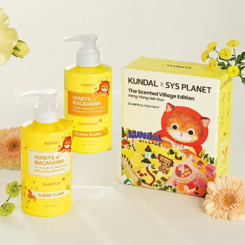 KUNDAL x SYS PLANET - Shampoo & Treatment + Perfumed Sachet Set - KUNDAL x SYS PLANET - Hair Shampoo - Harumio