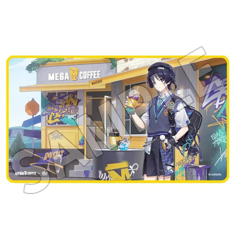 Genshin Impact x Mega MGC Coffee - Long Desk Pad - miHoYo - Desk Pads - Harumio