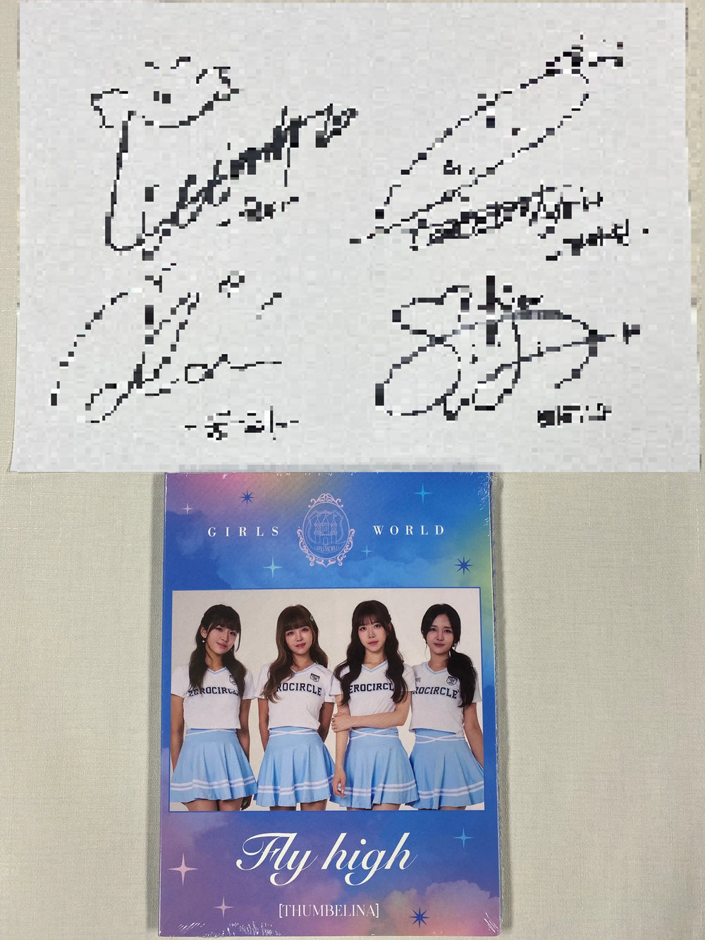 Girl's World 2ND MINI Album - Signed Album - Lizent - Album - Harumio