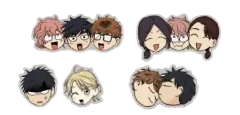Homeless - Homecoming Day Popup Store - Acrylic Pin (4 Types, Random) - WEBTOON FRIENDS - - Harumio