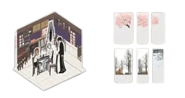 Homeless - Homecoming Day Popup Store - Acrylic Diorama (Gugisuk) - WEBTOON FRIENDS - - Harumio