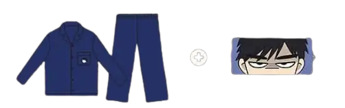 Homeless - Homecoming Day Popup Store - Go Hae-jun Long Pajama & Headband Set - WEBTOON FRIENDS - - Harumio